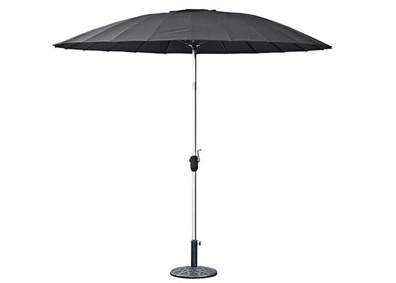 Parasol permanente libre al aire libre de aluminio del jardín del paraguas de Sun de la fibra de vidrio