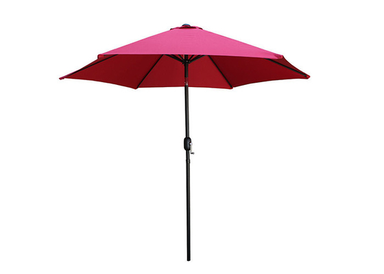 Plegamiento abierto fácil del logotipo privado grande de Straw Large Outdoor Patio Umbrella