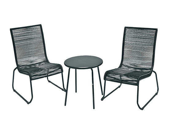 La tabla y las sillas de plegamiento del jardín EN581 fijaron a Carry With Powder Coated Frame fácil
