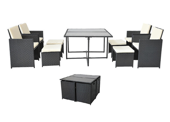 Estructura de Sofa Set With Cushion Disassemble de los muebles del jardín de la rota de Colourfast