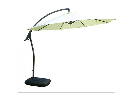 8 costillas de aluminio alrededor del paraguas voladizo Sunblock del parasol y de la protección ULTRAVIOLETA fuerte
