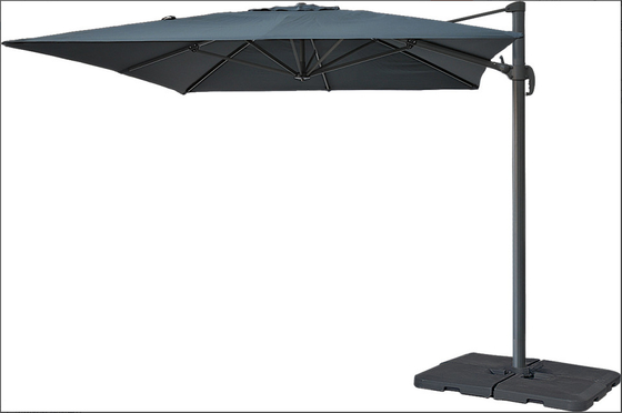 los 2.7x2.7M Outdoor Hanging Umbrella Mini Roman Parasol With Flexible Ribs