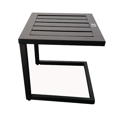 mesa de centro al aire libre de la tabla lateral de aluminio KD de la altura de los 40cm