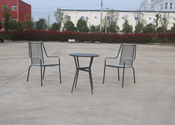 el jardín de aluminio de la cuerda de los 72cm fijó la silla dos con la tabla