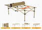 Rollo plegable de la comida campestre de los muebles que acampa al aire libre encima de la tabla de plegamiento portátil de la tabla