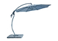 Paraguas colgante al aire libre compensado de la curva de aluminio con tamaño bajo de φ250x245cm