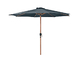 Parasol al aire libre de Sun del poliéster de acero, paraguas impermeables grandes del jardín