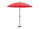 Paraguas de Sun al aire libre de acero de la fibra de vidrio multicolor para la tabla del jardín