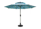 La protección 2,5 M Outdoor Umbrella de Sun, el jardín de aluminio Sun del poliéster sombrea los parasoles