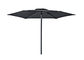 Paraguas al aire libre rectangular del parasol del ODM Sun del OEM con 6 Rib Straight Pole