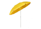 El parasol de playa de acero al aire libre con plata de la aleta cubrió