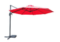 Parasol voladizo de Alu del patio de la prenda impermeable compensada grande redonda del paraguas
