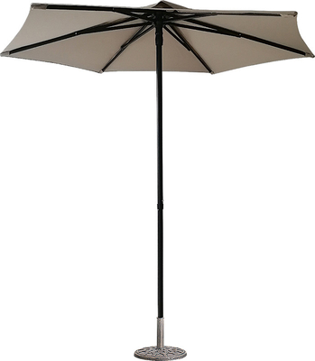 marco de acero al aire libre del parasol de Sun del paraguas recto de 32m m poste