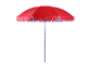 Parasol de playa al aire libre de acero del parasol del paraguas de poste Sun con las costillas de la fibra de vidrio