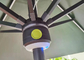 paraguas de los 300x245cm 8 Rib Straight Pole Parasol Garden con el sistema de Presidente de Bluetooth