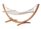 Altura colgante al aire libre de la hamaca el 132cm de la silla de Bsci del jardín de madera portátil